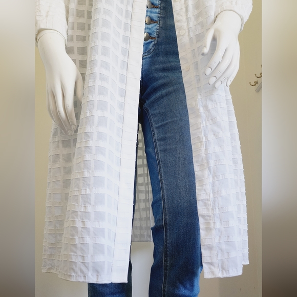 [1X] Lafayette 148 New York Button Down Dress/Duster - Picture 9 of 15